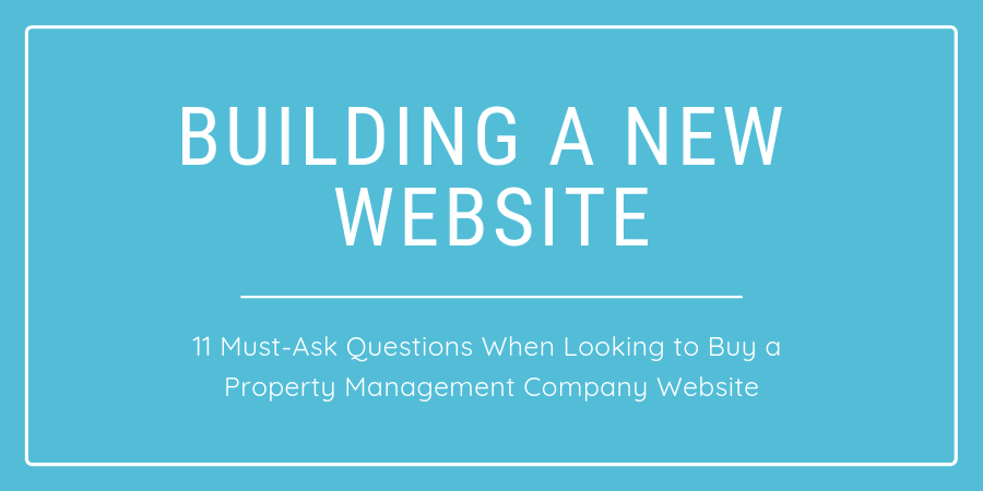 Building a new property management website