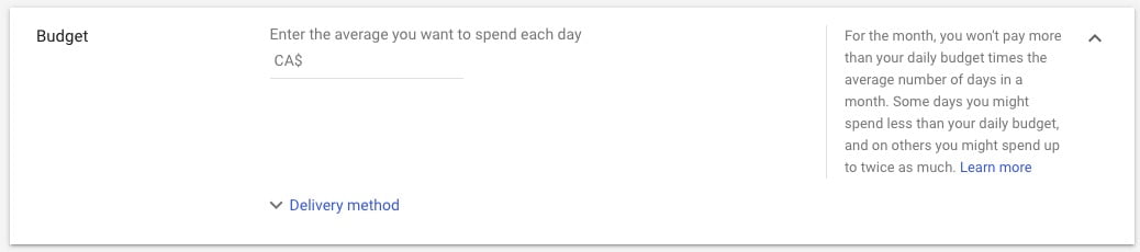 google-budget