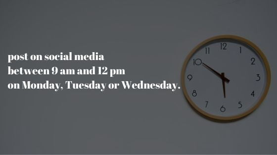 best time to post on social media for property managers
