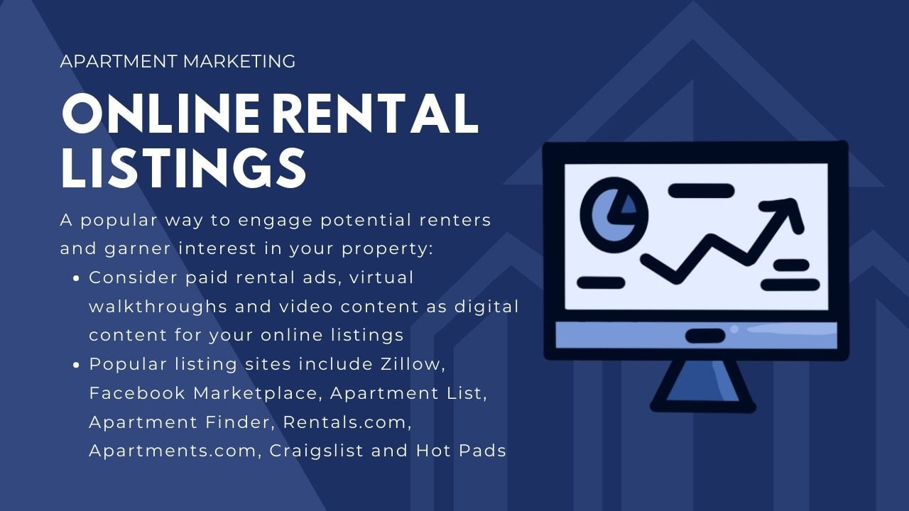 luxury apartment advertising - online rental listings