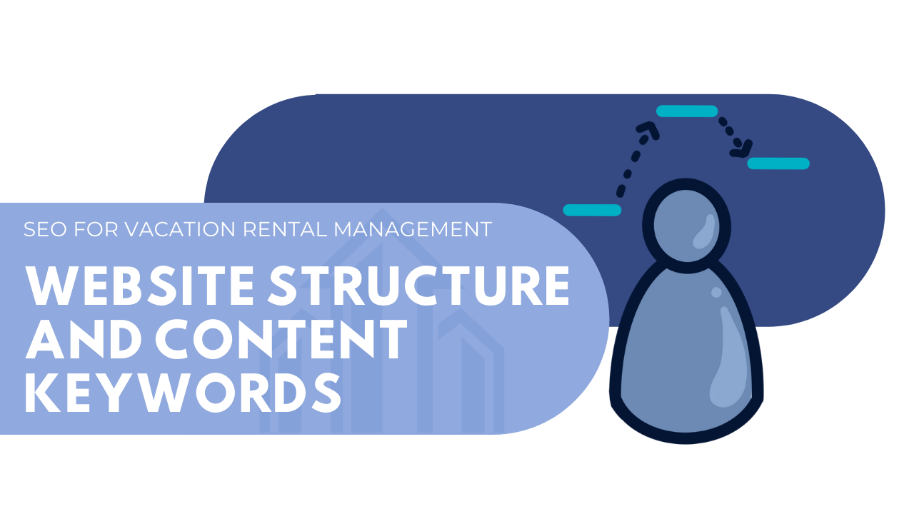 Website structure and content keywords for vacation rental management